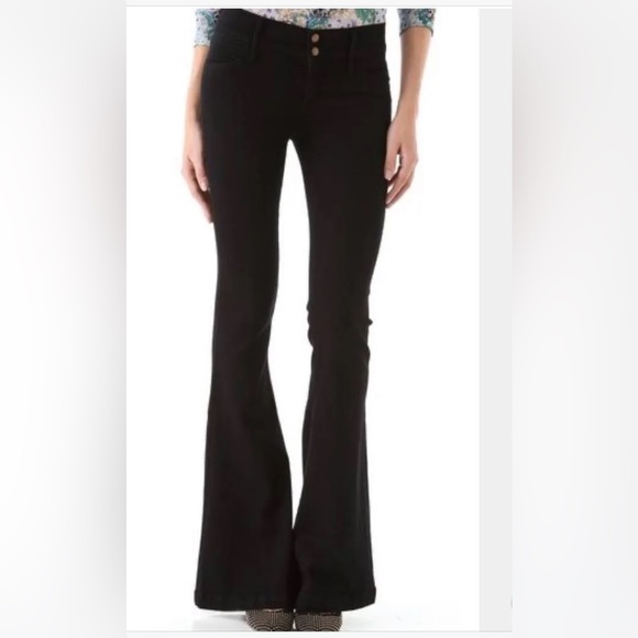 Goldsign Denim - Goldsign Black Sissi Flare Jeans